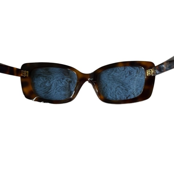 ?NEW w/tags Flatlist Eazy Brown Tortoise Blue Tint Eyewear | Atmos
